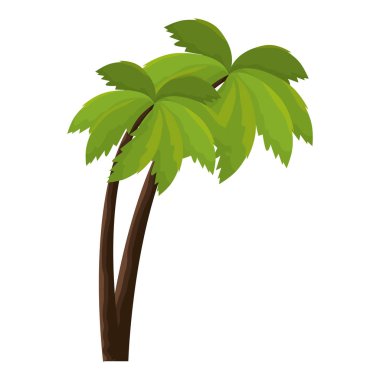 ağaç avuç içi izole simgesi