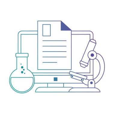 bilgisayar ve tüp testi ile belge