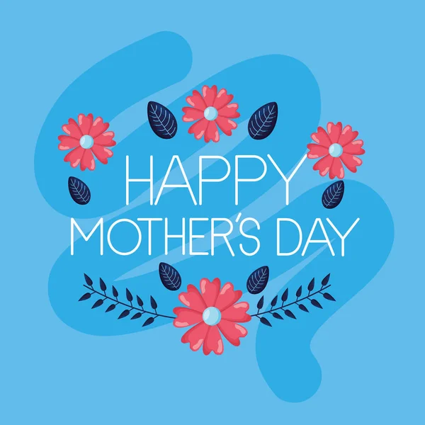 Fleurs de la fête des mères — Image vectorielle