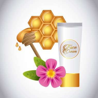 bal yüz kremi vector