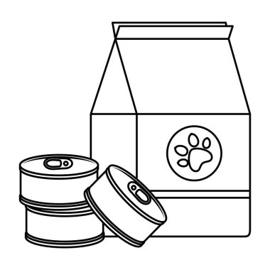 ton balığı konserveleri ile pet shop kağıt torba