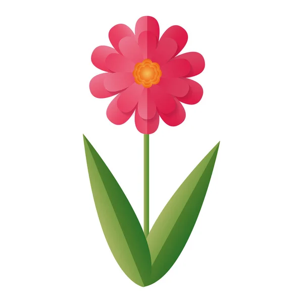 Blüten Blatt Stiel — Stockvektor