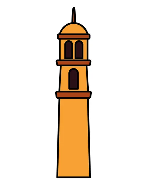 Torre del templo tradicional — Archivo Imágenes Vectoriales