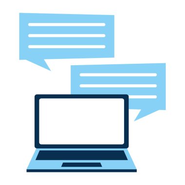 dizüstü bilgisayar konuşma balonu