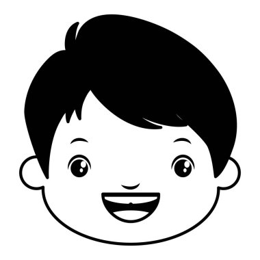 gülümseyen çocuk yüzü