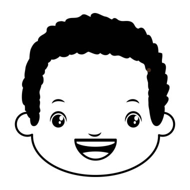 gülümseyen çocuk yüzü