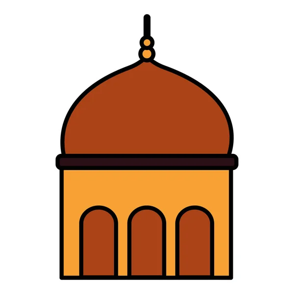 Arquitetura cúpula templo —  Vetores de Stock
