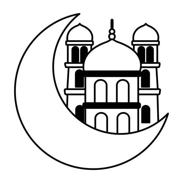 Islámský chrám — Stockový vektor