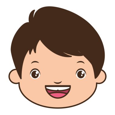 gülümseyen çocuk yüzü