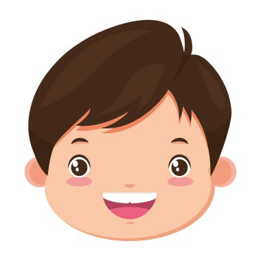 gülümseyen çocuk yüzü