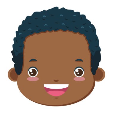 gülümseyen çocuk yüzü