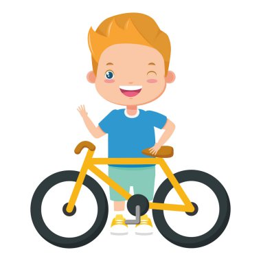 Çocuk bisiklet ile