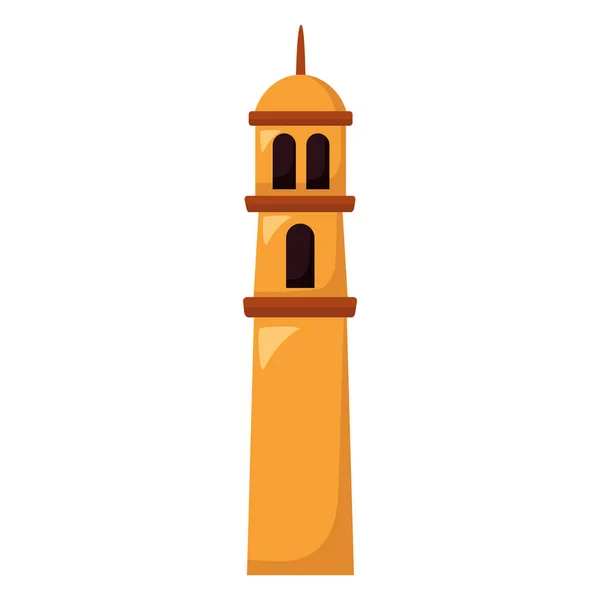 Hagyományos templomtorony — Stock Vector