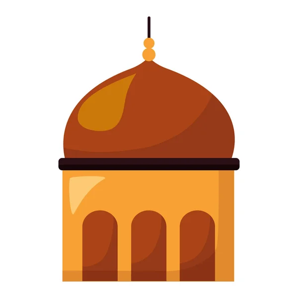 Tapınak Dome mimarisi — Stok Vektör