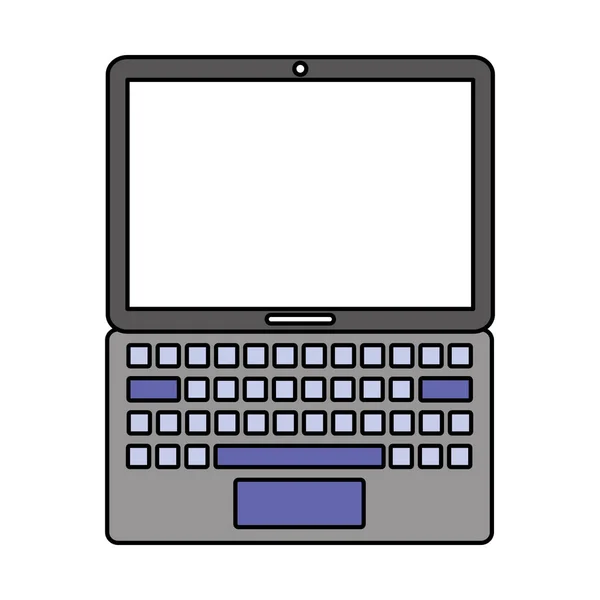 Laptop computer gadget — Stock Vector