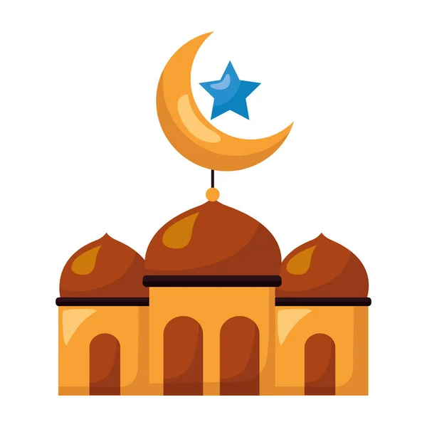 Islamitische tempel religieus — Stockvector