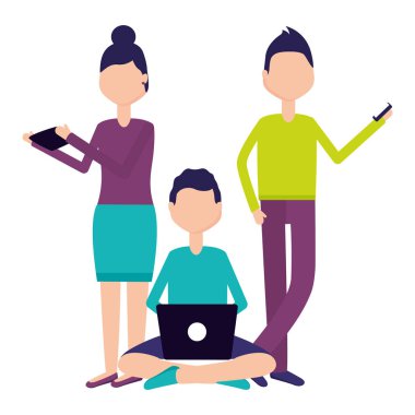 insanlar cihazlar sosyal medya