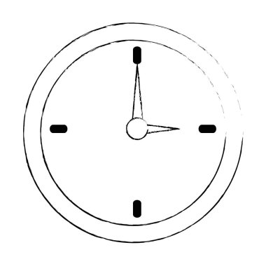 Saat saat izole simgesi