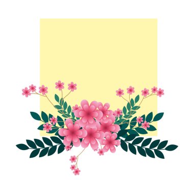 güzel güller ve dekorasyon yapraklar