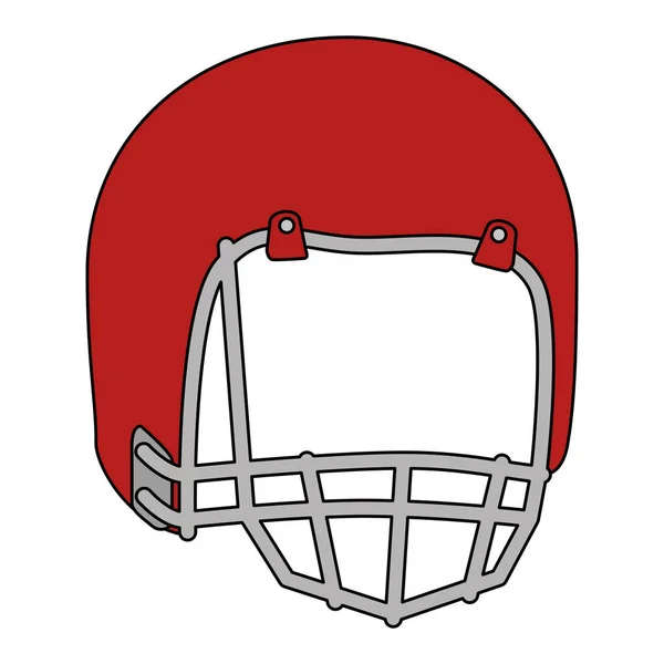 American football helmet icon — Stock Vector