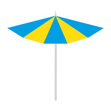 şemsiye beach izole simgesi