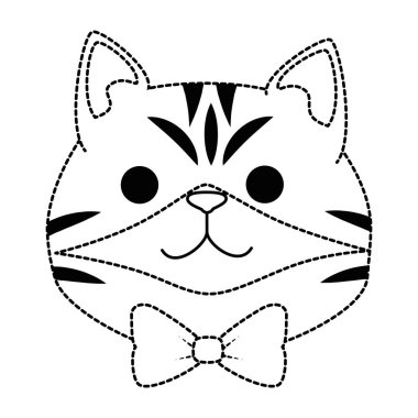 sevimli kedi maskot baş karakter