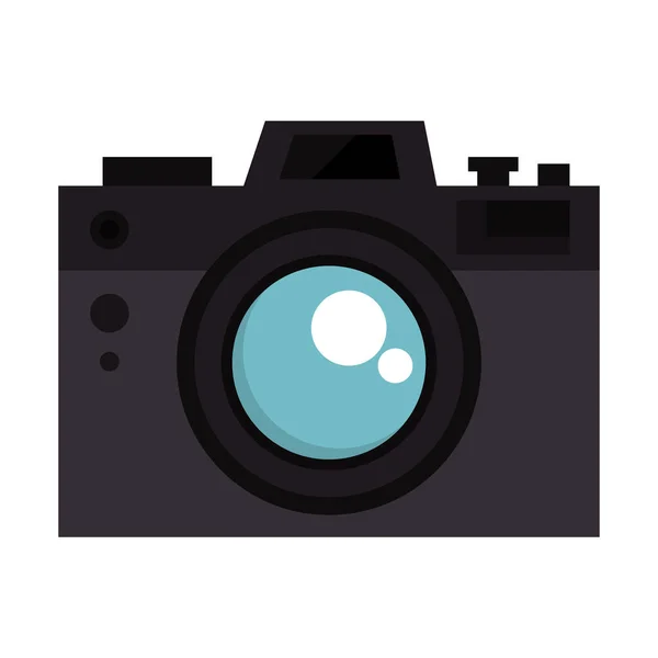 Ícone de câmera fotográfica isolada — Vetor de Stock