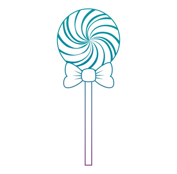Lollipop dulce aislado icono — Vector de stock