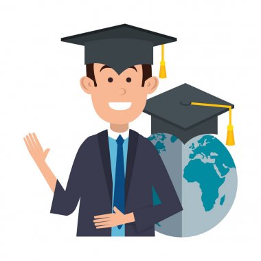 öğrenci dünya gezegeni ile mezun oldu