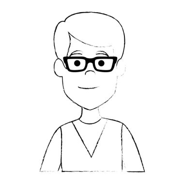 işadamı avatar karakter simgesi