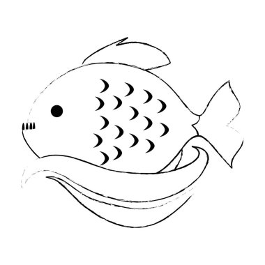 sevimli süs balık simgesi