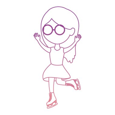 küçük kız paten spor