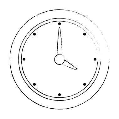 Saat saat izole simgesi