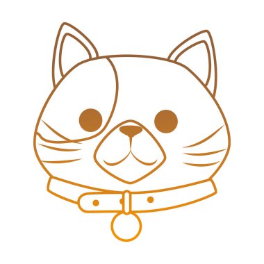 sevimli kedi maskot baş karakter