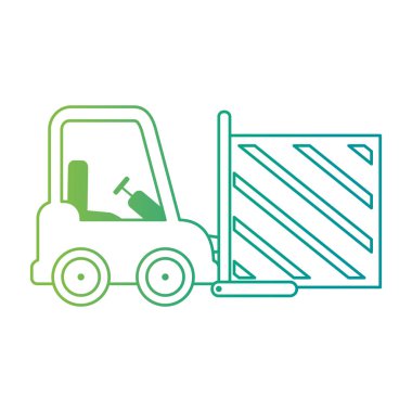 kutu ile forklift araç