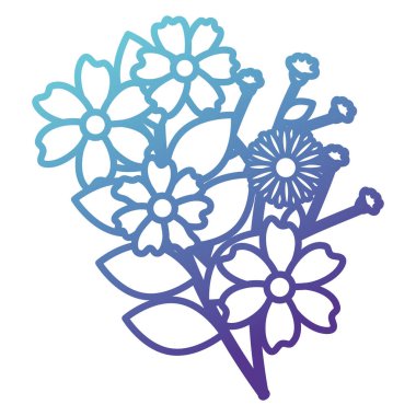 çiçek ve Bahçe dekoratif yaprakları