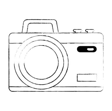 kamera fotoğraf izole simgesi