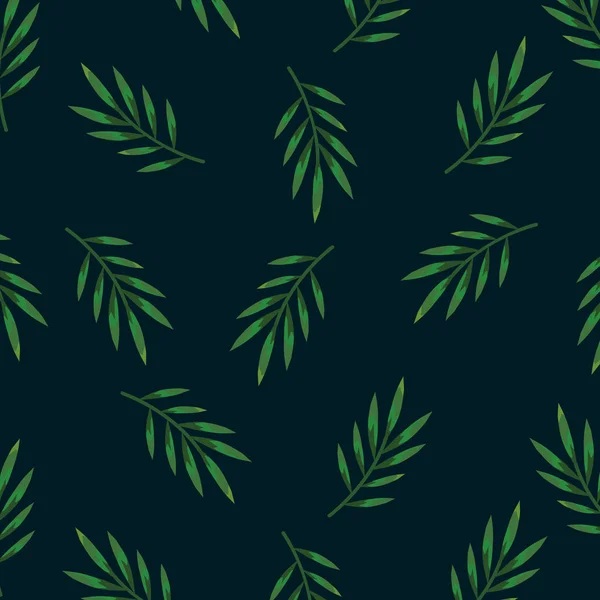 Naturaleza ramas hojas plantas fondo — Vector de stock