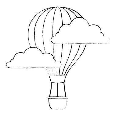 uçan balon hava sıcak