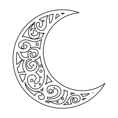 ramazan kareem ay dekoratif