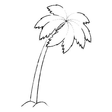 ağaç avuç içi izole simgesi