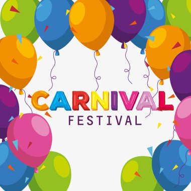 Festival balon dekorasyon karnaval kutlama
