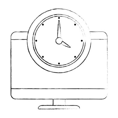 saat ile bilgisayar masaüstü