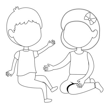 küçük çocuklar çift karakter