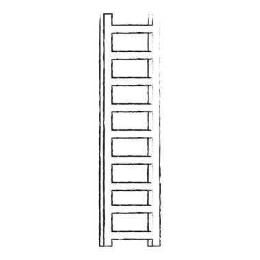 merdiven taşınabilir izole simgesi