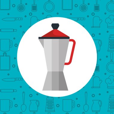 Renkli mutfak eşyaları tasarımı