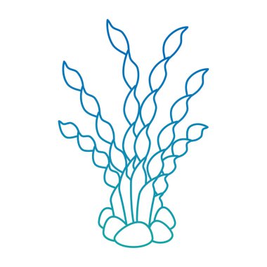 akvaryum dekoratif yosun simgesi