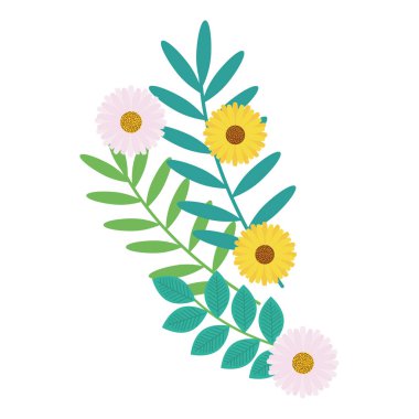 çiçek ve Bahçe dekoratif yaprakları