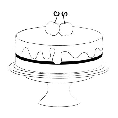 kiraz ile tatlı ve lezzetli kek