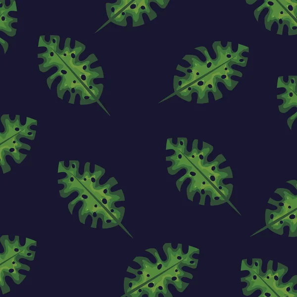 Tropische bladeren van de natuur plant achtergrond — Stockvector